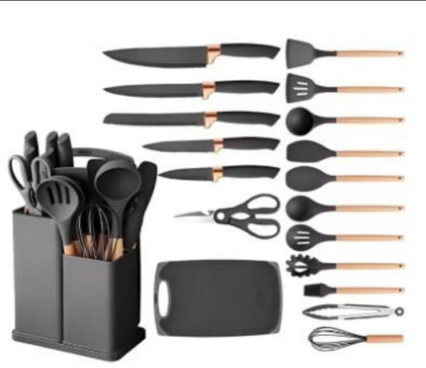 💥SET UTENSILIOS COSINA EN SILICONA X19