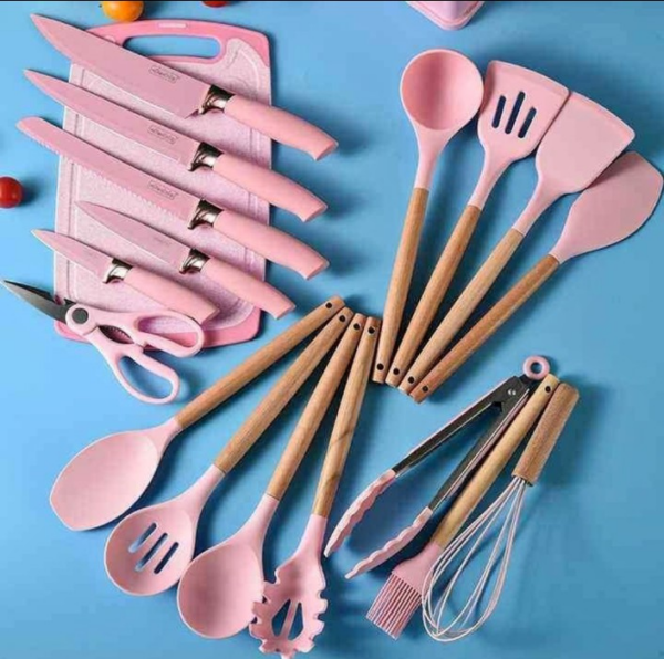 💥SET UTENSILIOS COSINA EN SILICONA X19 - Imagen 4