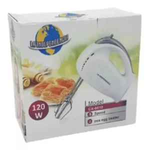 Batidora Electrica De Mano 120w 5 Veloci