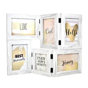 Porta retratos Familiar Marmol 6 fotos