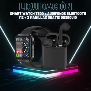 Reloj Inteligente T500audifonos I12