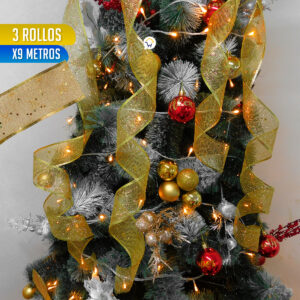 Cinta Navidena X3 Rollos