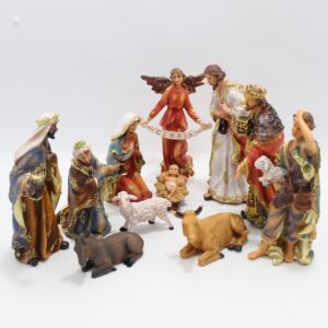 Pesebre de 20cm por 11 piezas