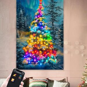 Tapiz de Pared Navideño LED Inteligente
