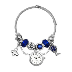 Reloj Mujer Pulsera Acero Dije Estrella