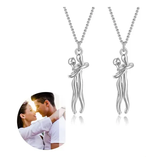 Collar Pareja Forever - Abrazo Eterno - Imagen 3