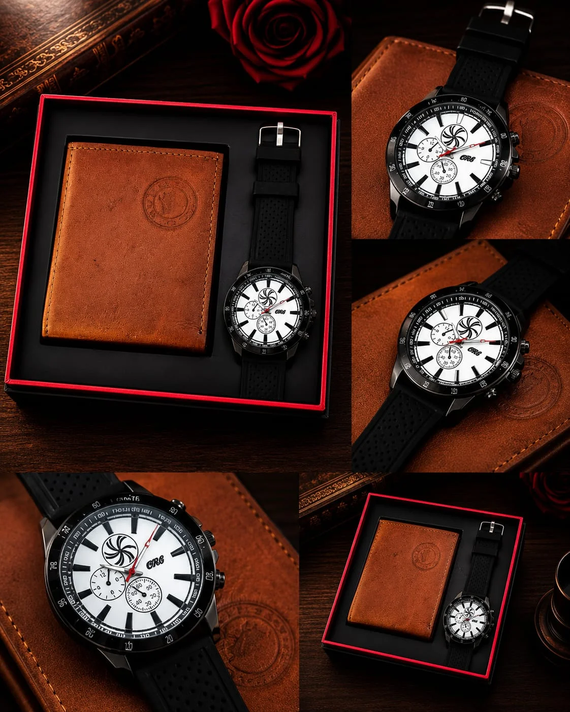 Combo Reloj Billetera Estuche Hombre